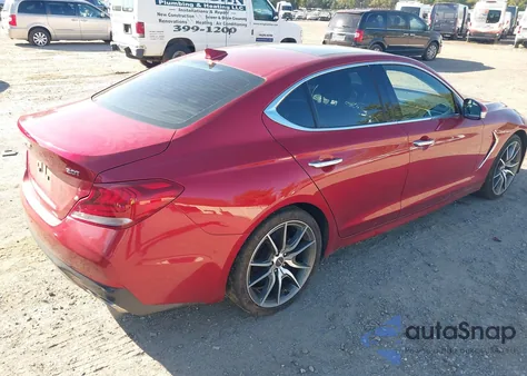 2019 Genesis G70 2.0T Advanced из США, поврежденный, VIN KMTG44LA6KU022645